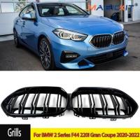 ราคา MAGICKIT For BMW F44 220i Gran Coupe 2020-2022 Dual Slats Front Bumper Grille Gloss Black CAR Acces (49755651957)