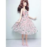 ราคา พร้อมส่งบาร์บี้ บลายธ์ เดรสเกาะอกชมพู ลายดอกไม้ สำหรับตุ๊กตา บาร์บี้ 1/6 30cm ชุดบาร์บี้ (312497107)