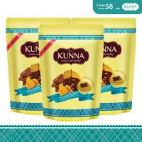 ราคา มะม่วงอบเเห้งเคลือบช็อกโกเเลตนม 58 กรัม 3 ชิ้น KUNNA คันนา (24467526108)