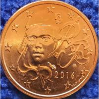 ราคา เหรียญ​ฝรั่งเศส​ France, ยูโร, 1 Euro Cent,​ #​1681, ไม่​ผ่าน​ใช้​ UNC (17278568822)