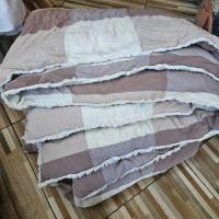 ราคา ผ้าห่มนวมหนานุ่มงานเกาหลีมือสอง6ฟุต(มินิมอล) (24815741436)
