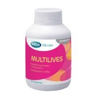 ราคา Mega We Care Multilives เมก้า วีแคร์ มัลติไลฟ์ บำรุงผิว ปรับสมดุล อาการ นอนไม่หลับ 30 แคปซูล 10512 (342666937)