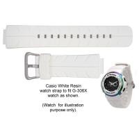 ราคา Casio G-SHOCK G-306X-7 สายรัดเรซินทดแทน (สีขาว) - CASIO G-SHOCK PARTS (18180562467)
