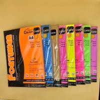 ราคา กระดาษการ์ดสีเอสี่(a4)/180แกรม/1แพ็ค(50แผ่น) (23132410226)