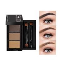 ราคา Ocheal 3 สี Eyebrow Powder สีดําสีน้ําตาล Lift Eyebrow Professional กันน้ําเครื่องสําอาง Eye Shadow Palette พร้อมแปรง (28038695782)