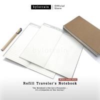 ราคา ไส้เติมสมุดโน้ตจดบันทึกการเดินทาง : Refill Traveler's Notebook Midori Brass Style (3335514)