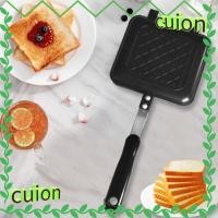 ราคา CUION1413 กระทะ, Non Stick เครื่องทําแซนวิชทนความร้อน,เครื่องมือห้องครัวหนาสองด้านพร้อมที่จับ Flip Grill Pan Outdoor Camping (51006054245)
