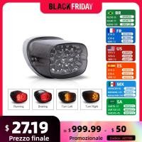 ราคา Motorcycle LED Turn Signal Integrated Tail Light For Harley Davidson Fatboy Heritage Sportster Soft (40076868130)