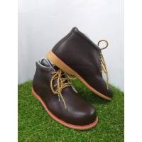 ราคา รองเท้าเซฟตี้ หุ้มข้อ หนังแท้ พร้อมส่ง สีน้ำตาลเข้ม (6761284119)