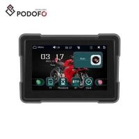 ราคา Podofo 5" Touch Screen Motorcycle Wireless Carplay Android Auto Navigation GPS Navigator IP67 Water (54506327876)