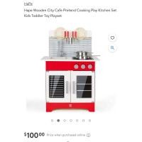 ราคา ของเล่นชุดครัว ของเล่นไม้ Hape Kitchen play set มือสอง (25775017061)