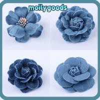 ราคา MOILYHD ดอกไม้ประดิษฐ์, Scrapbooking Denim ผ้าดอกไม้, เสื้อผ้าลูกไม้ Trim DIY เสื้อผ้าดอกไม้ (52457798642)