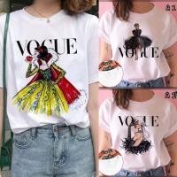 ราคา เสื้อยืด พิมพ์ลายแบรนด์ ผ้านุ่มใส่สบาย (4233643882)