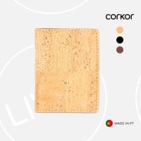 ราคา Corkor Vegan Cork Minimalist Wallet, Light Brown | Handmade Anti RFID Blocking Card For Men 男士錢包 (40872269282)