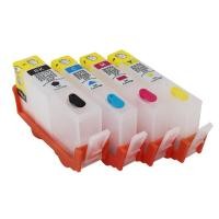 ราคา For HP 920 Refillable Ink Cartridges 4PCS Suit For Inkjet HP Officejet 6000 6500 6500A 7000 7500 7500A Printer With ARC (23687394461)