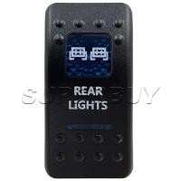 ราคา ไฟด้านหลัง 5Pin 12V 20A LED สีฟ้ากันน้ํารถสวิทช์บาร์ ARB Push Rocker Toggle สวิทช์ไฟ LED Swithes (52650770188)