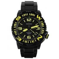 ราคา ﻿JamesMobile นาฬิกาข้อมือผู้ชาย Seiko Superior Automatic Divers Japan Watch รุ่น SRP449J1 สายสแตนเลสรมดำ - Black/Green (5041358100)