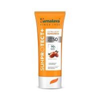 ราคา Himalaya Sunprotect+Ultra Light sunscreen SPF50 PA++++90%Natural origin หิมาลายา ซันโพรเทค+ ครีมกันแดดเนื้อบางเบา SPF50g (40605852110)