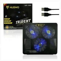 ราคา พัดลมรองโน๊ตบุ๊ค NUBWO Cooler Pad TRIDENT NF-100 Black (15788263964)