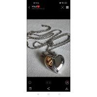 ราคา สร้อยคอเงินเเท้งานนอก จี้เงินเเท้ หัวใจใหญ่ Silver Jewellery (28219712110)