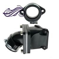 ราคา Taiwan twh grande coletor preto de carburador, aumenta 30-35mm 2 golpes para dio 50 dio50 af18 af27 (54156605640)