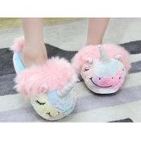ราคา HFN Unicorn Sandals รองเท้าแตะใส่ในบ้าน รองเท้าแตะสีรุ้ง (40607832826)