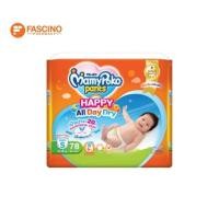 ราคา (ไซส์S-M) MAMY POKO Pants Happy All Day Dry กางเกงผ้าอ้อมเด็ก ไซส์ M 74 ชิ้น / S 78 ชิ้น (52655695949)