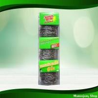 ราคา ฝอยสเตนเลส 14 กรัม สก๊อตช์-ไบรต์ (แพ็ค6ชิ้น) Stainless Steel Wool Scotch-Brite (16591677100)