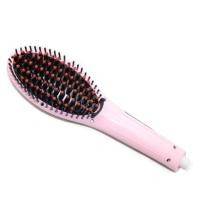 ราคา เครื่องหนีบผม ที่หนีบผม เครื่องรีดผม หวีรีดผมตรงไฟฟ้า Fast Hair Straightener รุ่น HQT-906 (Pink) (6863314947)