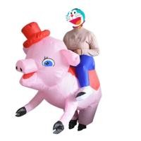 ราคา พร้อมส่ง...ชุดแฟนซีเป่าลม “ขี่หมูน้อย” sz.150-190cm. (6811943846)