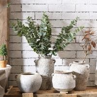 ราคา สไตล์ญี่ปุ่นดอกไม้แห้งเครื่องปั้นดินเผาเซนดิบเครื่องปั้นดินเผาฉ่ําแจกันแฮนด์เมดจิงเต๋อเจิ้นทํามือกระถางดอกไม้ดอกไม้หม้อเครื่องปั้นดินเผาชาห้อง เจทียู (51702892723)