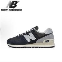 ราคา 【ของแท้ 100%】New Balance NB 574 naked eye 3D low cut running shoes in black and gray (40726326468)