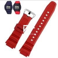 ราคา HIJAU MERAH FF Casio นาฬิกา STRAP 18 มม.สีฟ้าสีดํา ARMY สีเขียวสีแดง AE-1000W AE 1000W AE1100W AE 1200 CASIO W 218H STRAP CASIO W218 H RUBBER CASIO GS31 (51407831310)