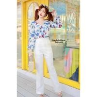 ราคา ชุดset เสื้อ+กางเกง มือ1 ป้ายห้อย งานป้าย LALA BELLE size L ราคา 419฿ (11000880359)