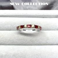 ราคา แหวนโกเมนสี่เหลี่ยมสลับกับบุษราคัม (27205782161)