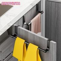 ราคา SINOVISTA ราวแขวนผ้า, บาร์เก็บผ้าเช็ดตัว ที่แขวนเศษผ้า Over Cabinet ราวแขวนผ้าเช็ดตัว, อุปกรณ์จัดเก็บผ้าเช็ดตัวอเนกประสงค์แบบไม่ต้องเจาะ (54157443677)
