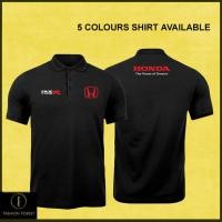 ราคา การจัดส่งที่รวดเร็วคุณภาพสูง logo Sulam Polo T Shirt Cotton Embroidery Honda Civic Type R FK8 FP for men and women (51551513795)
