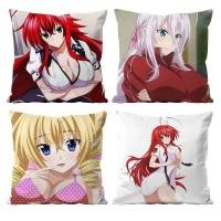 ราคา Hot Anime H-High School DxD ปลอกหมอนป้องกันฝุ่นปลอกหมอนที่มองไม่เห็นซิป Silky ตุ๊กตาสั้นโซฟาเบาะ (51106619505)