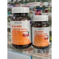 ราคา Vistra Acerola Cherry 1000mg (100เม็ด/45เม็ด)วิตามินซีของแท้ 100% วิตามินซีเสริมภูมิคุ้มกัน (6035404669)