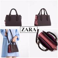 ราคา ZARA CONTRAST MINI CITY BAG 2016 (55922358)