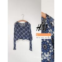 ราคา H&M เสื้อไหมพรมลายเกาหลี แต่งลูกไม้น่ารัก ใส่สบาย / Size M มือสอง สภาพดีพร้อมจัดส่ง (26893036925)