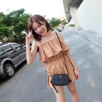 ราคา New in จั้มสูทสายเดี่ยวดีเทลระบายอก (459511530)