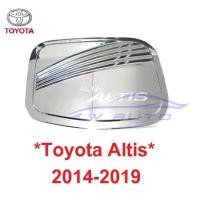 ราคา สีชุบโครเมี่ยม ครอบฝาถังน้ำมัน Toyota Corolla Altis 2014 - 2018 โตโยต้า โคโรล่า อัลติส ฝาถังน้ำมัน ครอบฝาถัง ถังน้ำมัน (7887138163)
