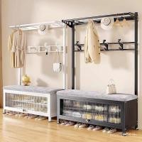 ราคา Simple Doorway Hanger เปลี่ยนรองเท้าห้องนอนโมเดิร์น Coat Rack Drying Rack VKFX (49005914081)