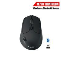 ราคา เม้าส์ไร้สายใช้งานได้หลายอุปกรณ์ Logitech M720 TRIATHLON Multi-device Wireless/Bluetooth Mouse รับประกัน 1 ปี (19485325403)