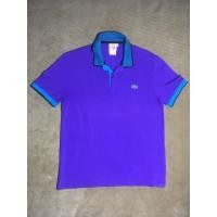ราคา LACOSTE เสื้อโปโลจระเข้ผู้ชาย ลาคอสท์ ของแท้ ผ้าฝ้ายคอปกเปิดแขนสั้นสีม่วง ไซส์ 4 (42258845441)