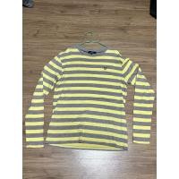 ราคา เสื้อ Royal ivy regatta แขนยาว สีเทา-เหลือง-ส้ม size M วัดจริงรอบอก 38 ยาว 27 (47157937497)