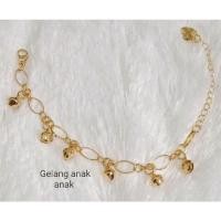 ราคา RA163. สร้อยข้อมือ xuping ชุบทอง สําหรับเด็ก (26814924525)