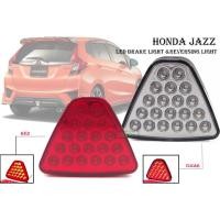 ราคา Honda Jazz GK GK5 กระโปรงกันชนด้านหลัง Reflector สามเหลี่ยม LED เบรคและย้อนกลับ LIGHT (45854668977)