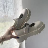 ราคา FC3 KIKA.SHOPที่สุด ♦❇☇35-44 รองเท้าผู้หญิงขนาดใหญ่ 43 Mary Jane รองเท้าหนังขนาดเล็กญี่ปุ่นผู้หญิง 41 สไตล์ย้อนยุคป่าด้านล่างหนารอบหัว 42 (43029504835)